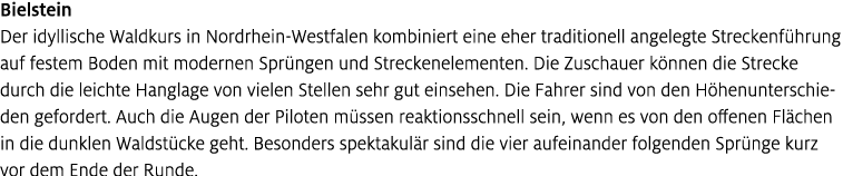 Bielstein Der idyllische Waldkurs in Nordrhein Westfalen kombiniert eine eher traditionell angelegte Streckenf hrung ...