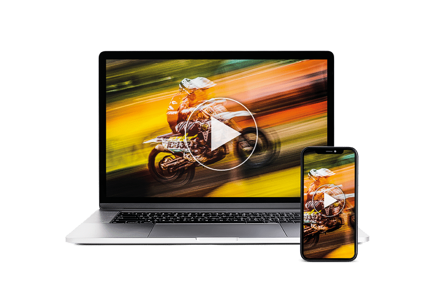 Digital device screen mockup vector with laptop and smartphone with gradient wallpapers