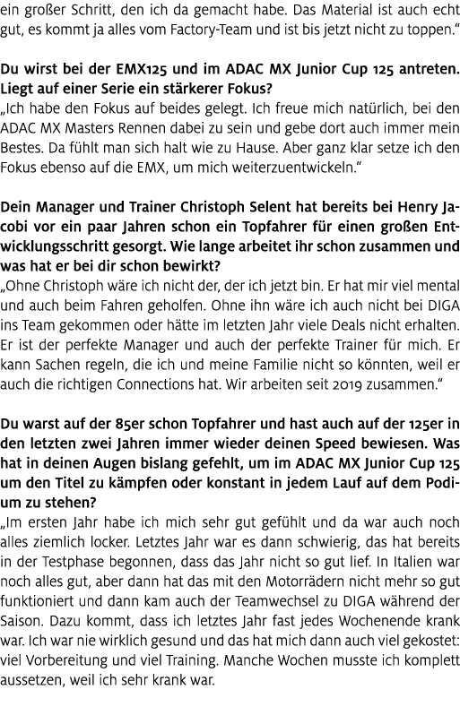 ein gro er Schritt, den ich da gemacht habe. Das Material ist auch echt gut, es kommt ja alles vom Factory Team und i...