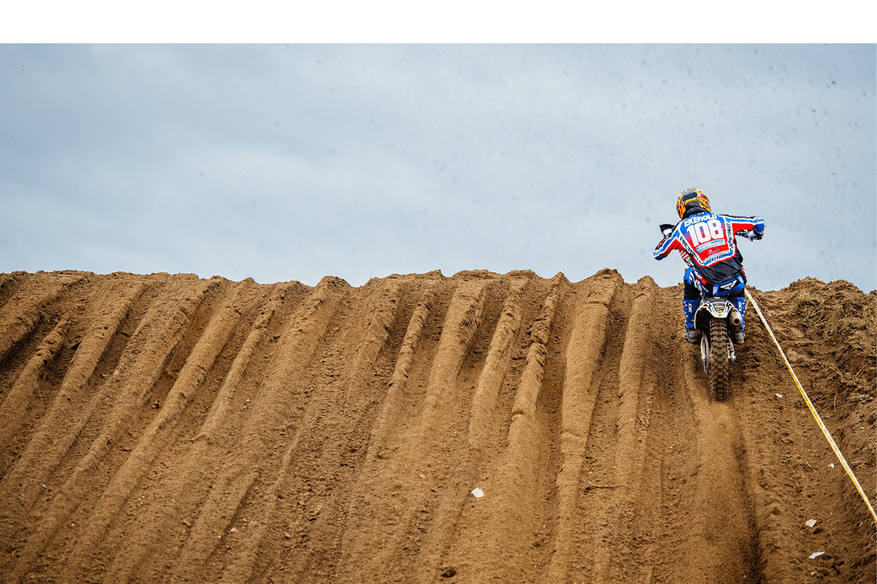 ADAC MX Masters 2022 , ADAC MX Masters F rstlich Drehna Stefan Ekerold ( Deutschland / Husqvarna / Team Bauerschmidt MB33 ) beim ADAC MX Masters