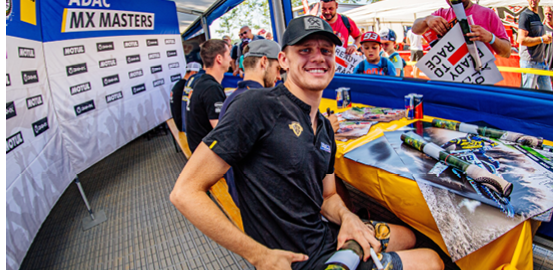 ADAC MX Masters 2022 , ADAC MX Masters Jauer Stefan Ekerold ( Deutschland / Husqvarna / Team Bauerschmidt MB33 ) beim ADAC MX Masters
