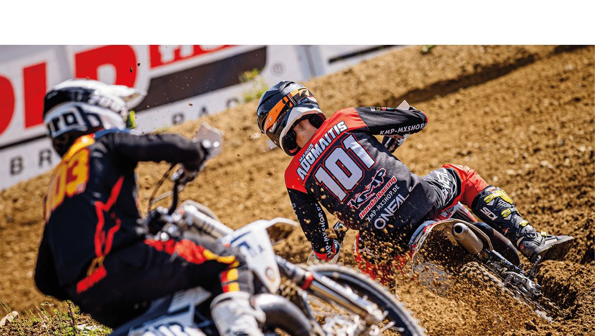 ADAC MX Masters 2022 , ADAC MX Masters M ggers Marius Adomaitis ( Litauen / Husqvarna / KMP-Honda-Racing ) beim ADAC MX Junior Cup