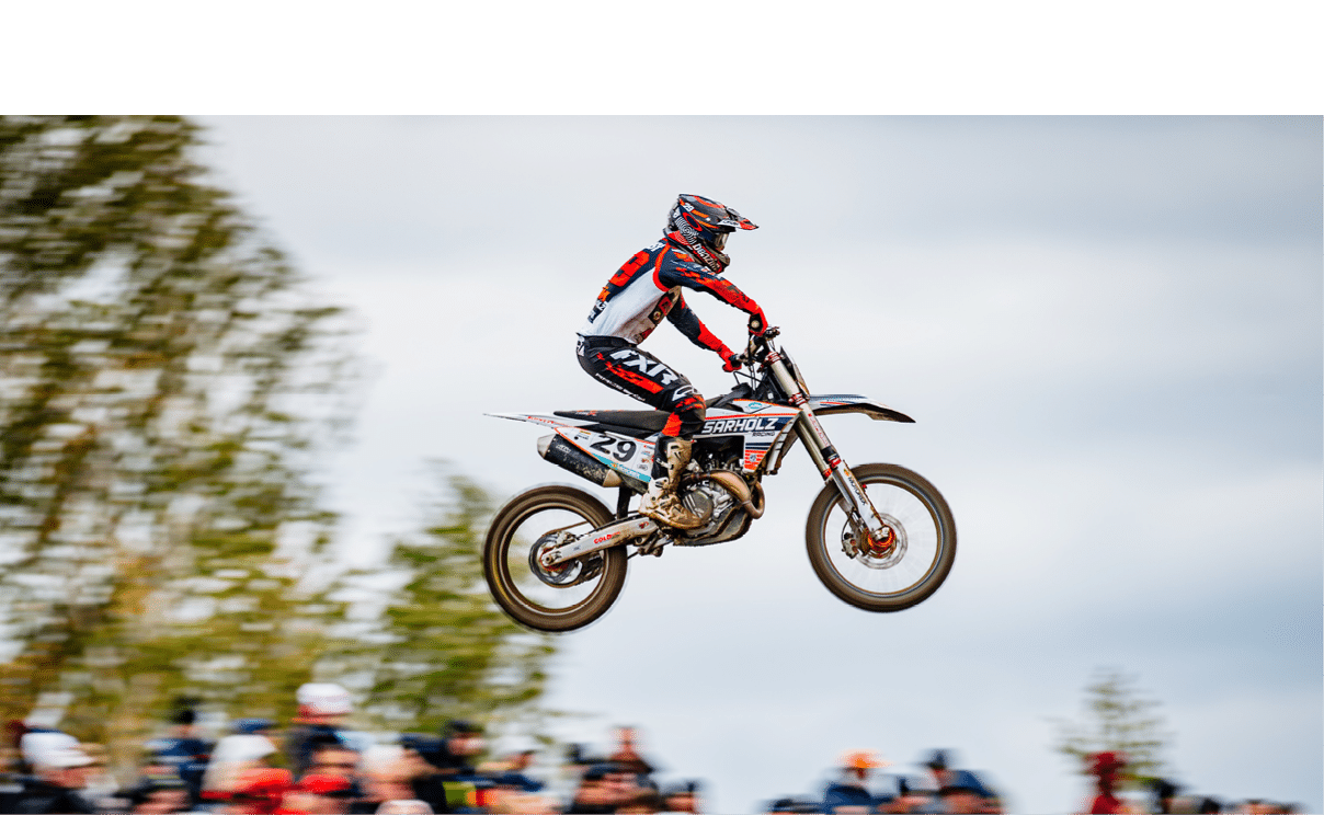 F rstlich Drehna , 011022 , ADAC MX Masters Im Bild: Henry Jacobi ( Deutschland / KTM / KTM Sarholz Racing Team ) beim ADAC MX Masters  Foto: Steve Bauerschmidt