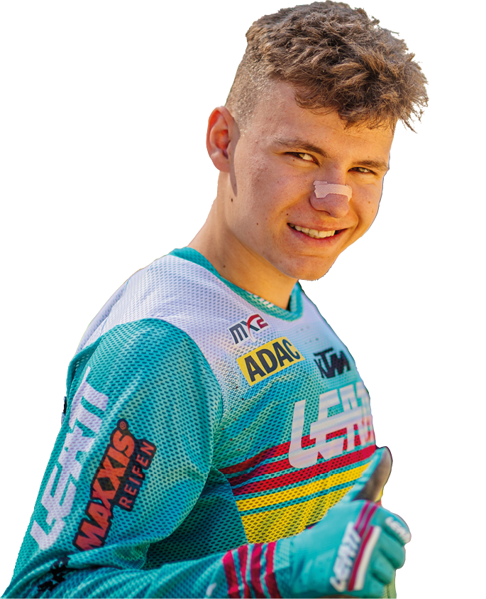 Bielstein , 030722 , ADAC MX Masters Im Bild: Noah Ludwig ( Deutschland / KTM / Becker Racing/ ADAC Niedersachsen /Sachsen-Anhalt e.V. ) beim ADAC MX Youngster Cup  Foto: Steve Bauerschmidt